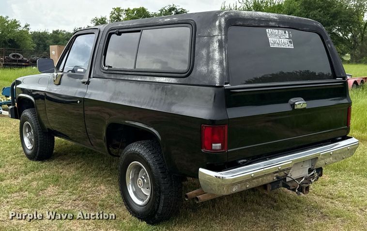 image for item EJ3673 1986 Chevrolet K10 Blazer SUV