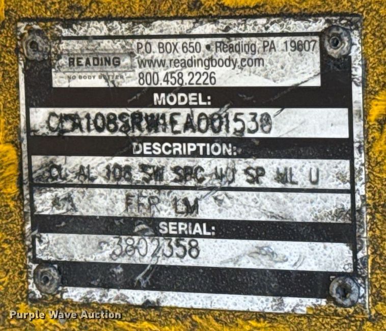 image for item EJ4504 2019 Ford F350 Super Duty XL utility bed pickup truck