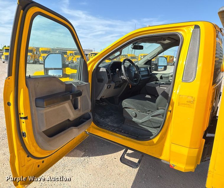 image for item EJ4504 2019 Ford F350 Super Duty XL utility bed pickup truck