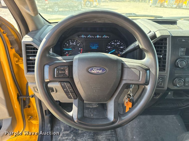 image for item EJ4504 2019 Ford F350 Super Duty XL utility bed pickup truck