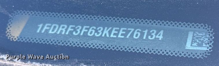 image for item EJ4504 2019 Ford F350 Super Duty XL utility bed pickup truck