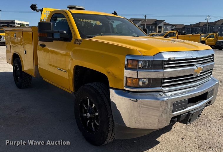 image for item EJ4506 2017 Chevrolet Silverado 3500HD utility bed pickup truck