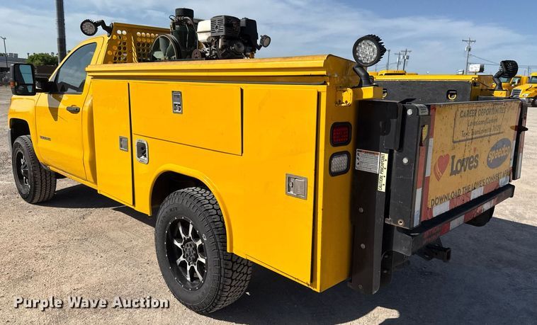 image for item EJ4506 2017 Chevrolet Silverado 3500HD utility bed pickup truck