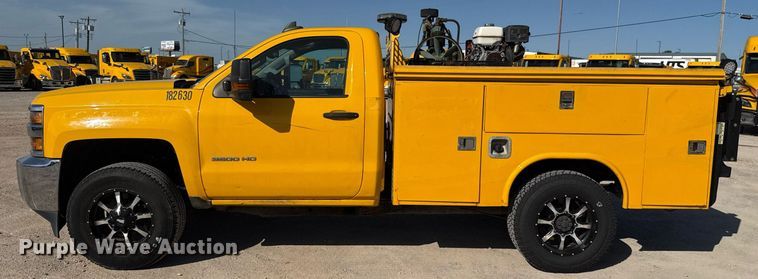 image for item EJ4506 2017 Chevrolet Silverado 3500HD utility bed pickup truck
