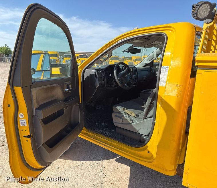 image for item EJ4506 2017 Chevrolet Silverado 3500HD utility bed pickup truck