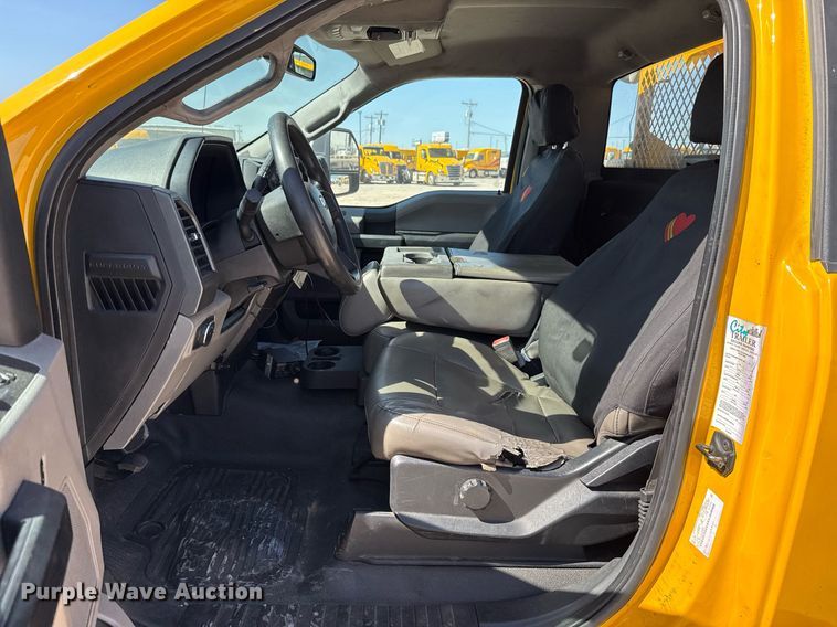 image for item EJ4511 2019 Ford F350 Super Duty XL utility bed pickup truck