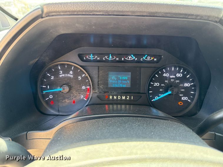 image for item EJ4511 2019 Ford F350 Super Duty XL utility bed pickup truck