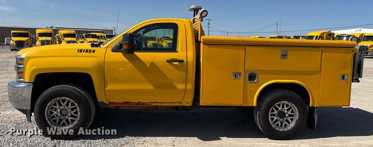 image for item EJ4512 2017 Chevrolet Silverado 3500HD utility bed pickup truck