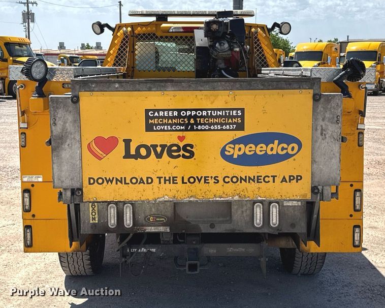 image for item EJ4517 2020 Ford F350 Super Duty XL utility bed pickup truck