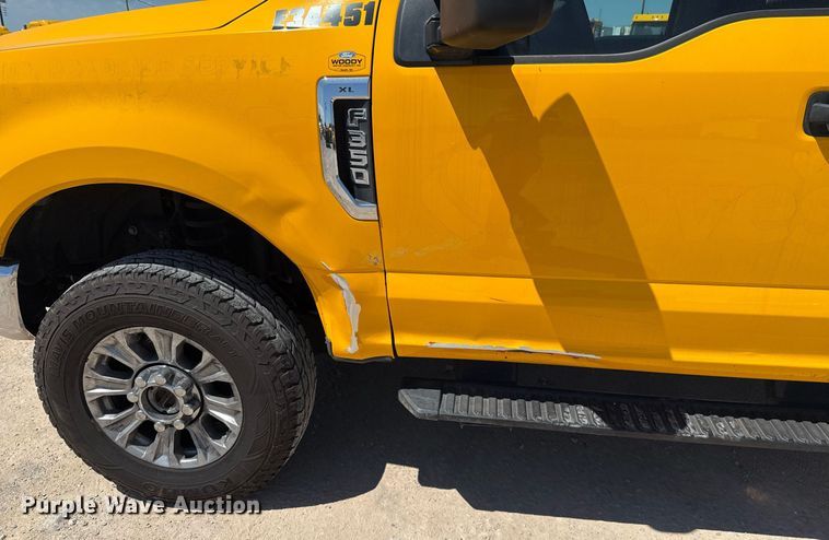 image for item EJ4517 2020 Ford F350 Super Duty XL utility bed pickup truck