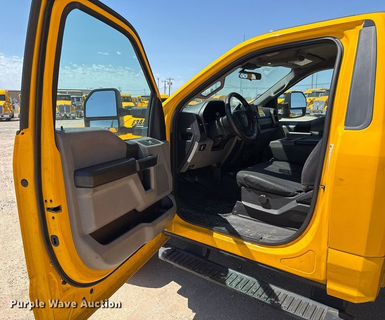 image for item EJ4517 2020 Ford F350 Super Duty XL utility bed pickup truck