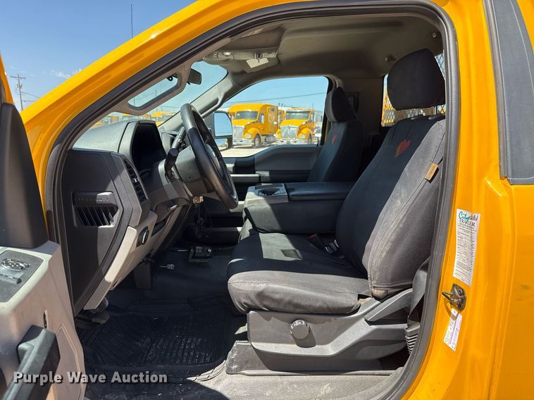 image for item EJ4517 2020 Ford F350 Super Duty XL utility bed pickup truck