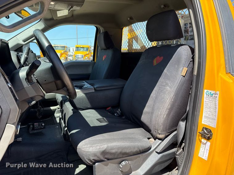 image for item EJ4517 2020 Ford F350 Super Duty XL utility bed pickup truck