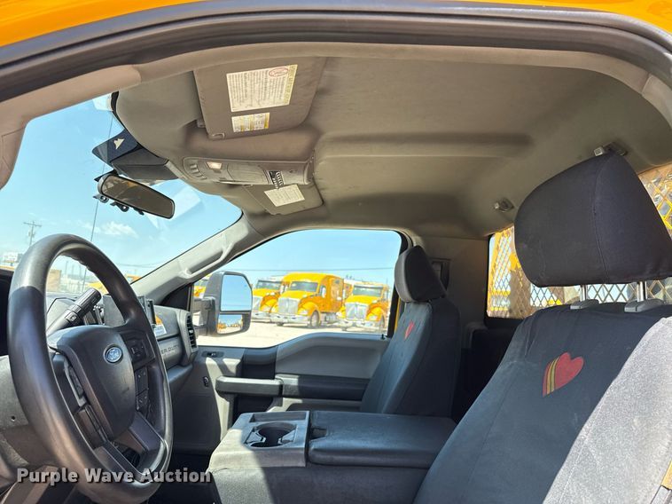 image for item EJ4517 2020 Ford F350 Super Duty XL utility bed pickup truck