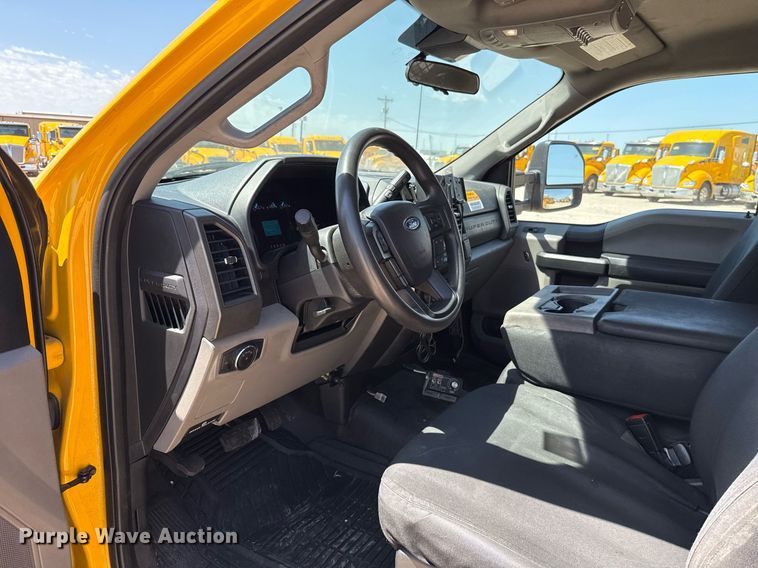 image for item EJ4517 2020 Ford F350 Super Duty XL utility bed pickup truck