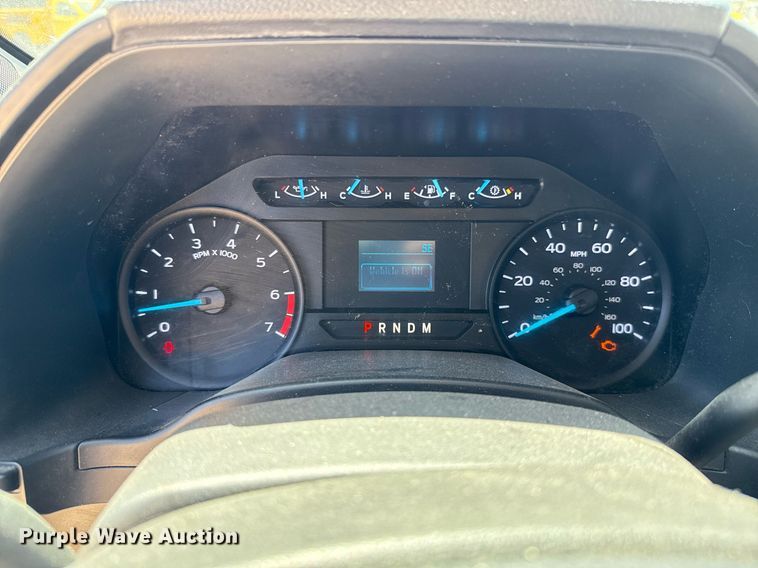 image for item EJ4517 2020 Ford F350 Super Duty XL utility bed pickup truck