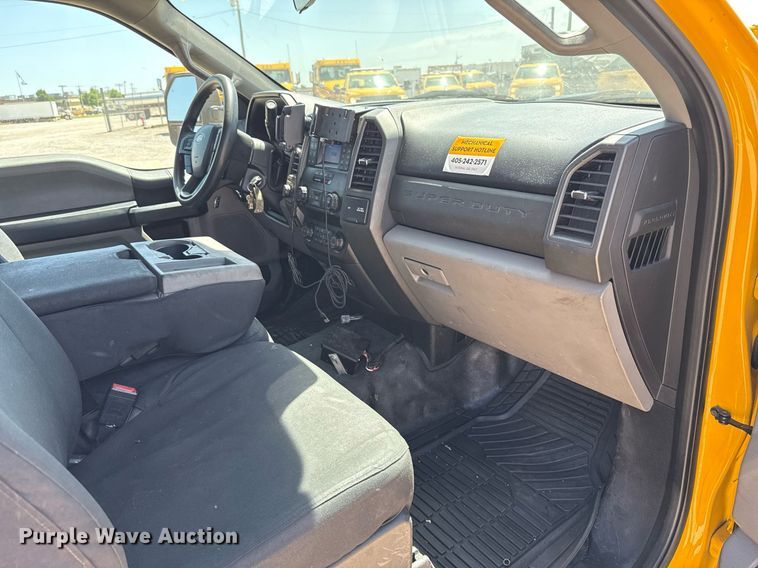 image for item EJ4517 2020 Ford F350 Super Duty XL utility bed pickup truck