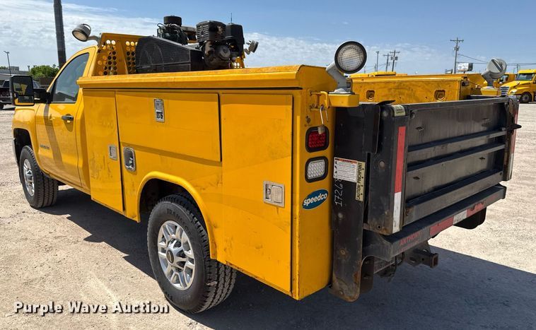 image for item EJ4518 2017 Chevrolet Silverado 3500HD utility bed pickup truck