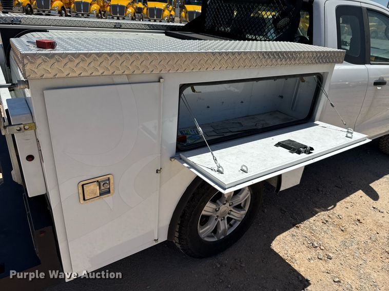 image for item EJ4522 2021 Ford Ranger XL SuperCab utility bed pickup truck