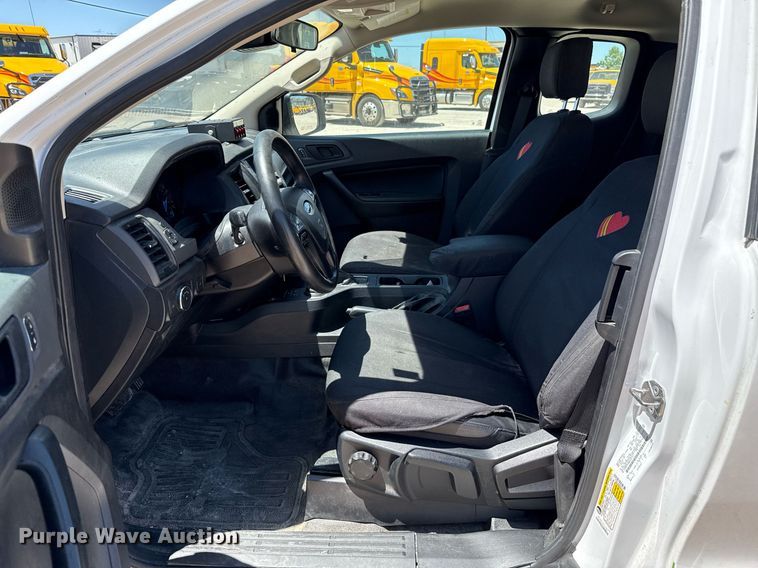 image for item EJ4522 2021 Ford Ranger XL SuperCab utility bed pickup truck