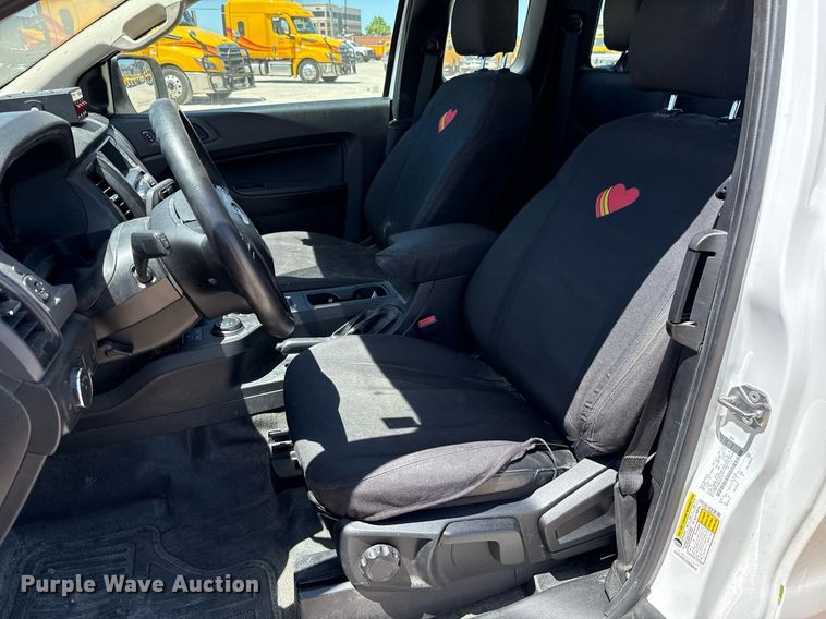 image for item EJ4522 2021 Ford Ranger XL SuperCab utility bed pickup truck