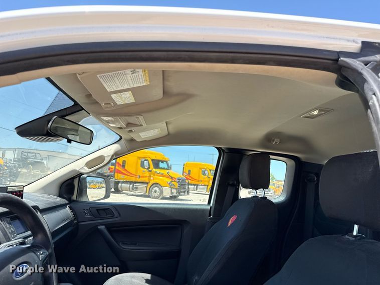 image for item EJ4522 2021 Ford Ranger XL SuperCab utility bed pickup truck