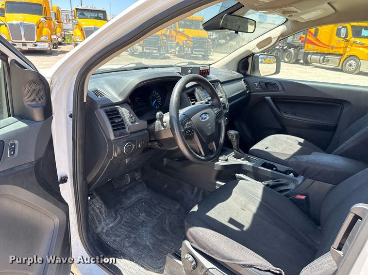 image for item EJ4522 2021 Ford Ranger XL SuperCab utility bed pickup truck