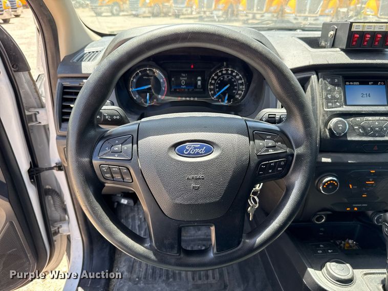 image for item EJ4522 2021 Ford Ranger XL SuperCab utility bed pickup truck