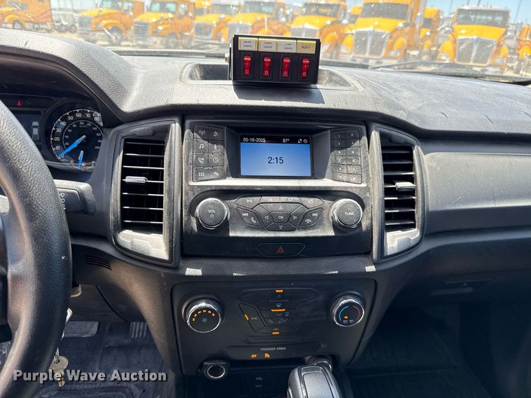 image for item EJ4522 2021 Ford Ranger XL SuperCab utility bed pickup truck