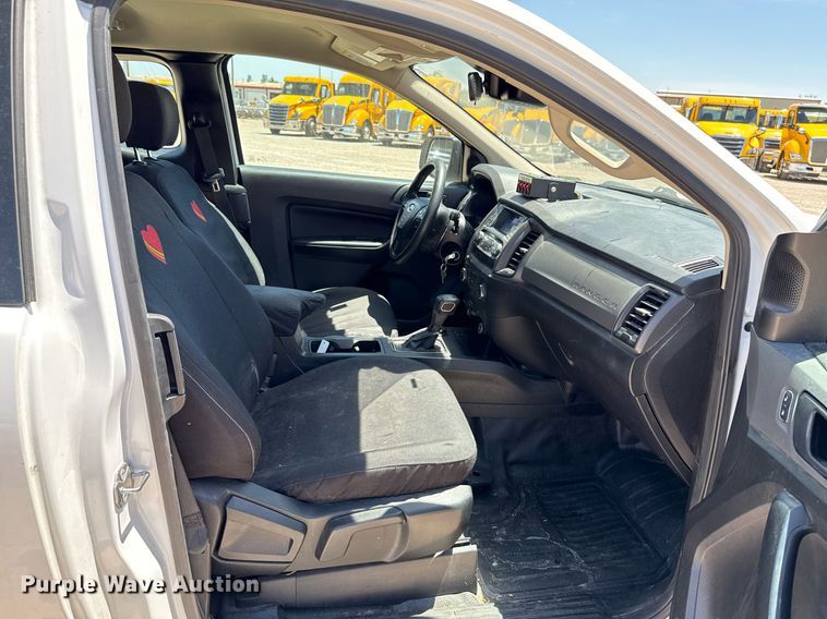 image for item EJ4522 2021 Ford Ranger XL SuperCab utility bed pickup truck