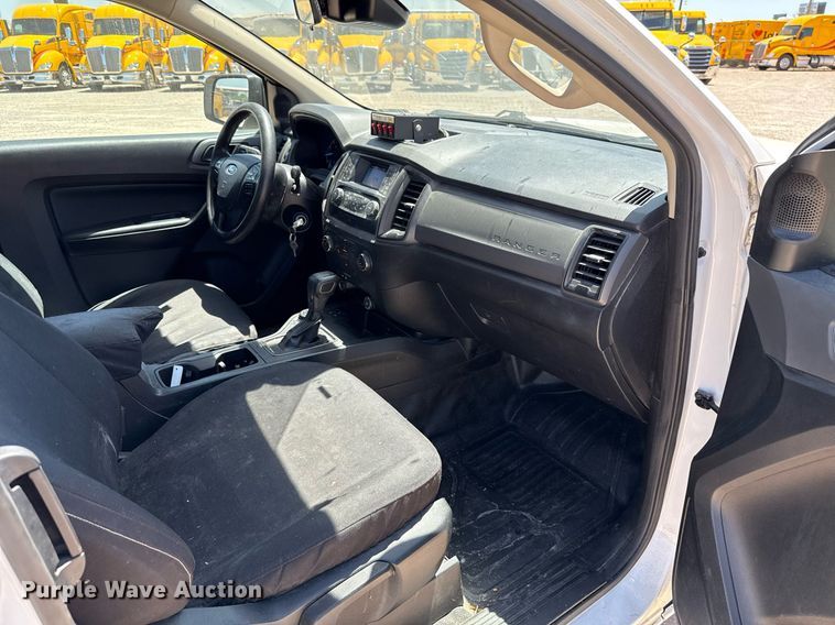 image for item EJ4522 2021 Ford Ranger XL SuperCab utility bed pickup truck