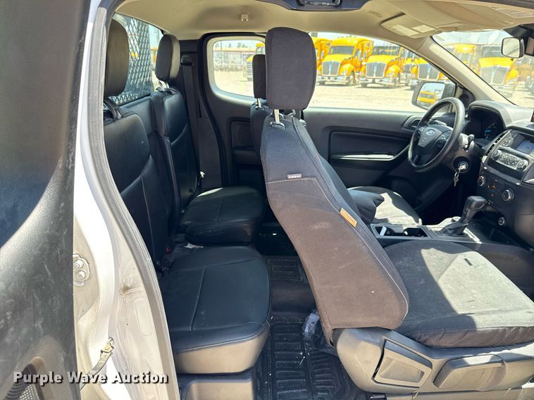 image for item EJ4522 2021 Ford Ranger XL SuperCab utility bed pickup truck