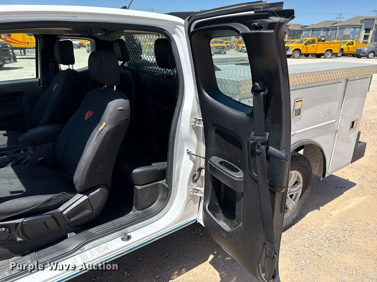 image for item EJ4522 2021 Ford Ranger XL SuperCab utility bed pickup truck