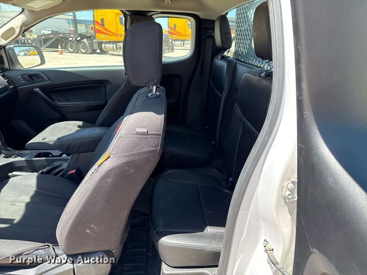 image for item EJ4522 2021 Ford Ranger XL SuperCab utility bed pickup truck