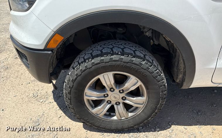 image for item EJ4522 2021 Ford Ranger XL SuperCab utility bed pickup truck