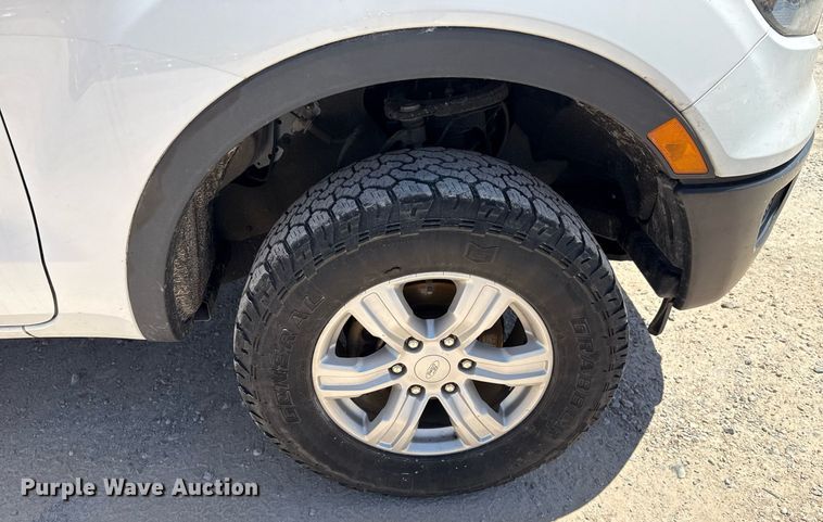 image for item EJ4522 2021 Ford Ranger XL SuperCab utility bed pickup truck