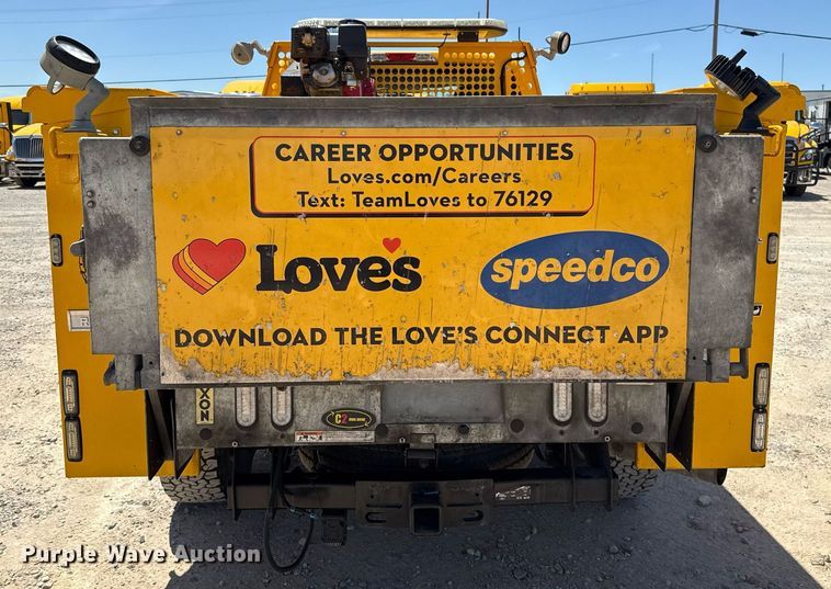 image for item EJ4523 2019 Ford F350 Super Duty XL utility bed pickup truck