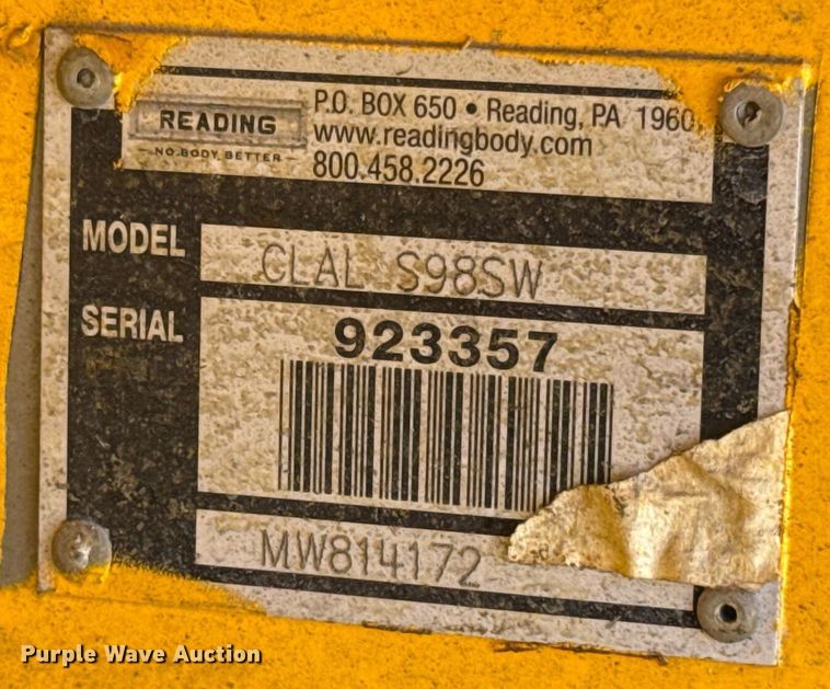 image for item EJ4523 2019 Ford F350 Super Duty XL utility bed pickup truck