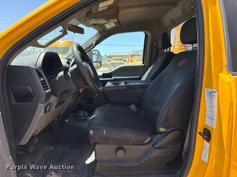 image for item EJ4523 2019 Ford F350 Super Duty XL utility bed pickup truck