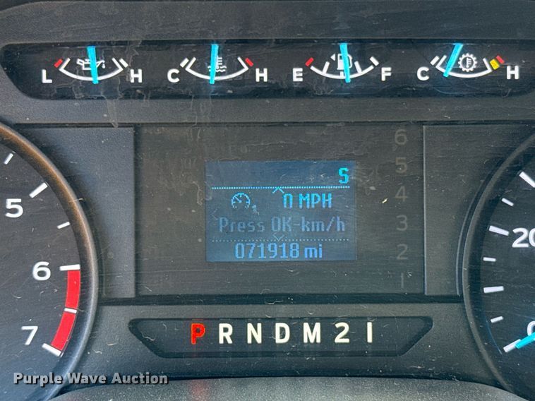 image for item EJ4523 2019 Ford F350 Super Duty XL utility bed pickup truck