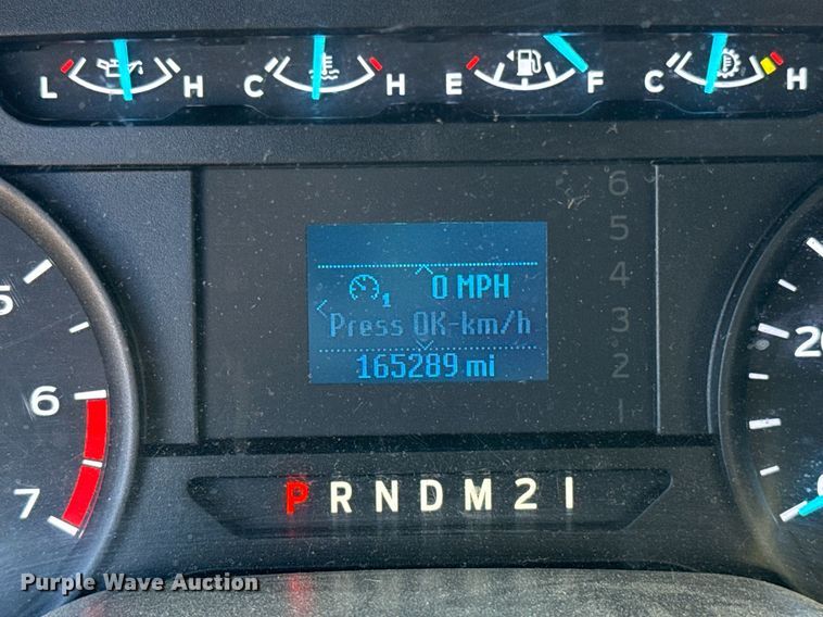 image for item EJ4527 2018 Ford F350 Super Duty XL utility bed pickup truck