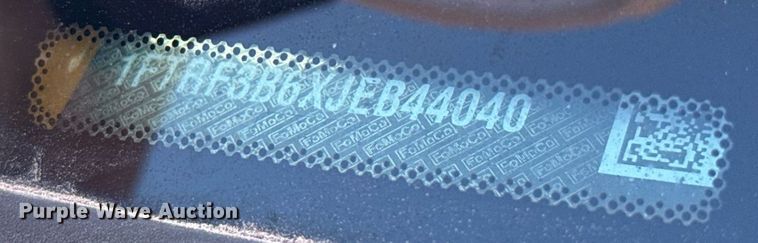 image for item EJ4527 2018 Ford F350 Super Duty XL utility bed pickup truck