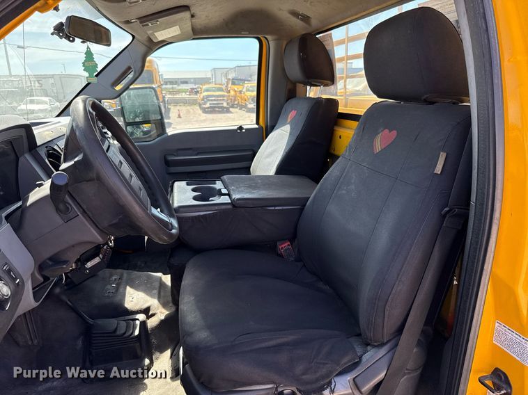 image for item EJ4528 2015 Ford F350 Super Duty XL utility bed pickup truck