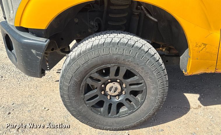 image for item EJ4528 2015 Ford F350 Super Duty XL utility bed pickup truck