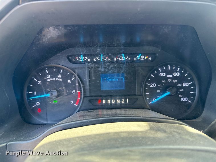 image for item EJ4531 2019 Ford F350 Super Duty XL utility bed pickup truck