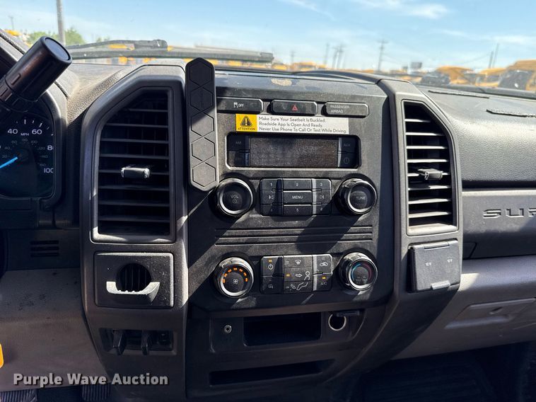 image for item EJ4531 2019 Ford F350 Super Duty XL utility bed pickup truck