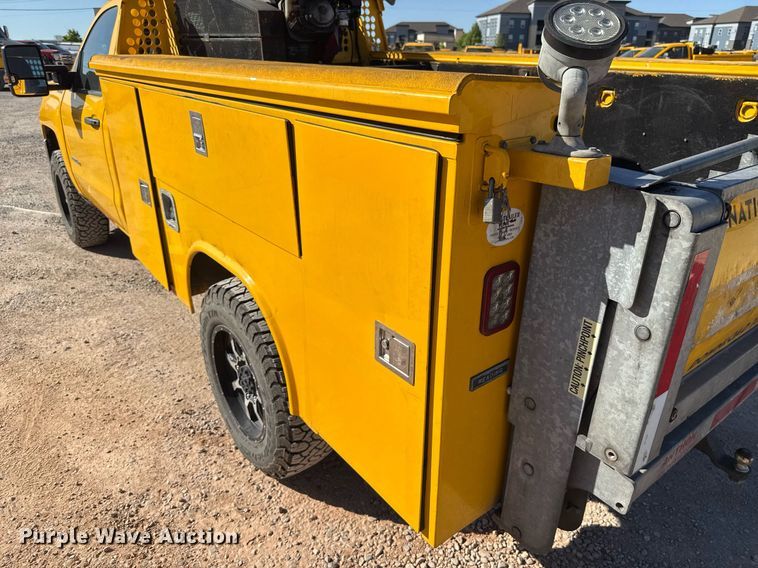 image for item EJ4534 2018 Chevrolet Silverado 3500HD utility bed pickup truck