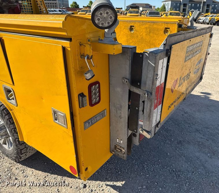 image for item EJ4535 2019 Ford F350 Super Duty XL utility bed pickup truck