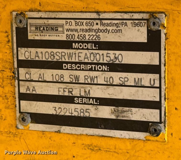 image for item EJ4546 2019 Ford F350 Super Duty utility bed pickup truck