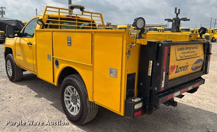 image for item EJ4550 2015 Chevrolet Silverado 3500HD utility bed pickup truck